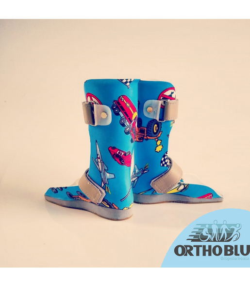 AFO RIGIDO INFANTIL COM SOLADO ANTIDERRAPANTE